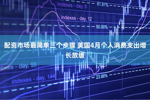 配资市场最简单三个步骤 美国4月个人消费支出增长放缓